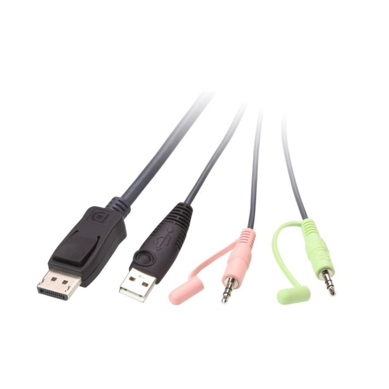 Przełącznik 2 portowy USB DP Cable KVM Switch CS22DP | PartsPC.pl