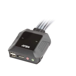Przełącznik 2 portowy USB DP Cable KVM Switch CS22DP | PartsPC.pl