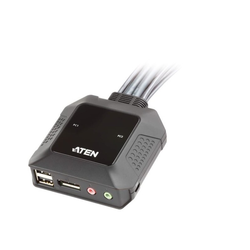 Przełącznik 2 portowy USB DP Cable KVM Switch CS22DP | PartsPC.pl