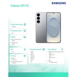 Samsung Smartfon Galaxy S25 5G 12/512GB DualSIM srebrny | PartsPC.pl