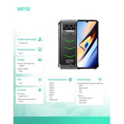 OUKITEL Smartfon WP38 6/256GB zielony | PartsPC.pl