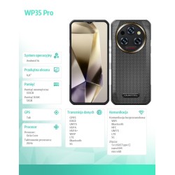 OUKITEL Smartfon WP35 Pro 5G 12/512GB IP69K szary | PartsPC.pl