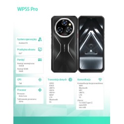 OUKITEL Smartfon WP55 Pro 5G 16/512GB IP69K czarny | PartsPC.pl