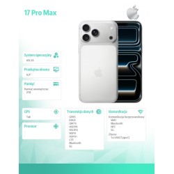iPhone 17 PRO MAX Srebrny 2TB | PartsPC.pl
