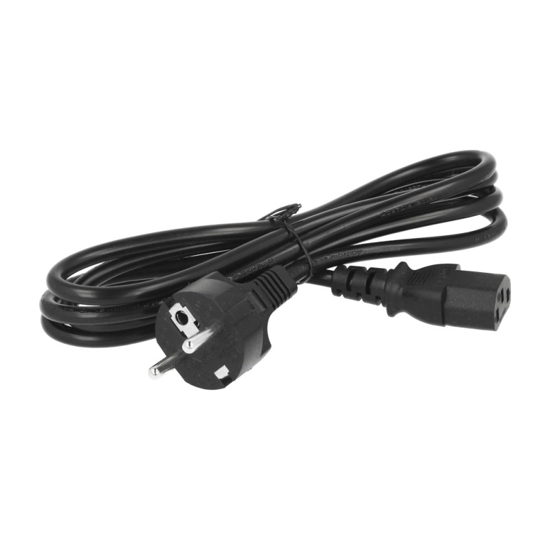 Kabel komputerowy 3-żyłowy (trapez) - do PC i UPS [150 szt. … | PartsPC.pl