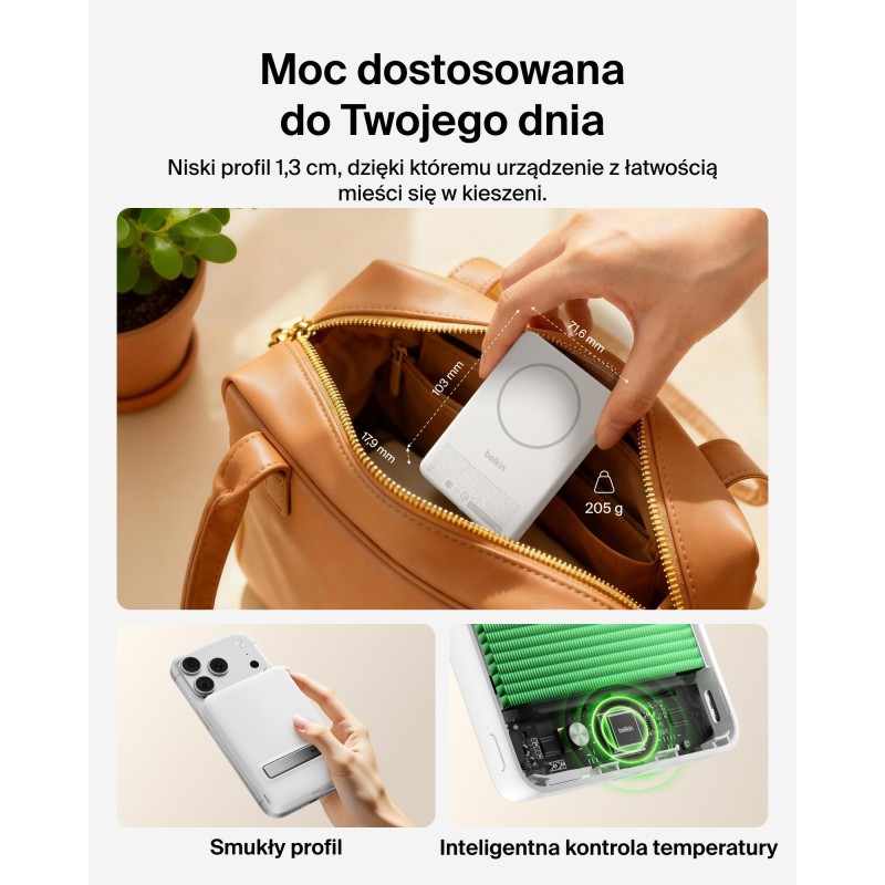 Belkin BoostCharge Powerbank 10000 mAh, magnetyczny 15 W, US… | PartsPC.pl