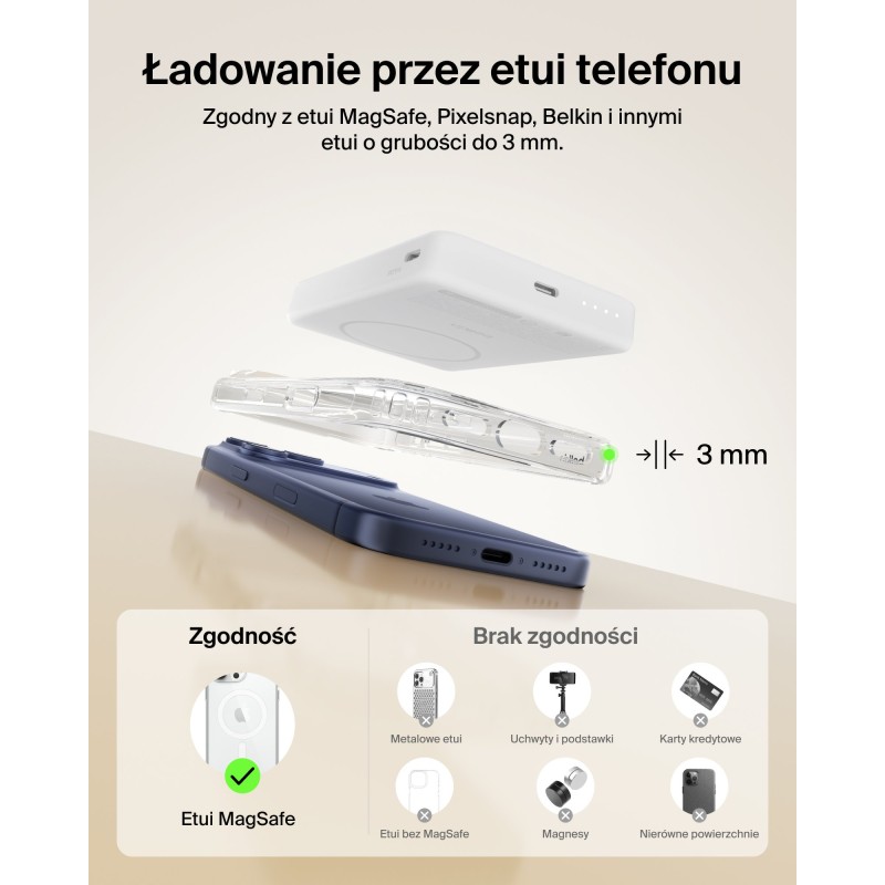 Belkin BoostCharge Powerbank 10000 mAh, magnetyczny 15 W, US… | PartsPC.pl