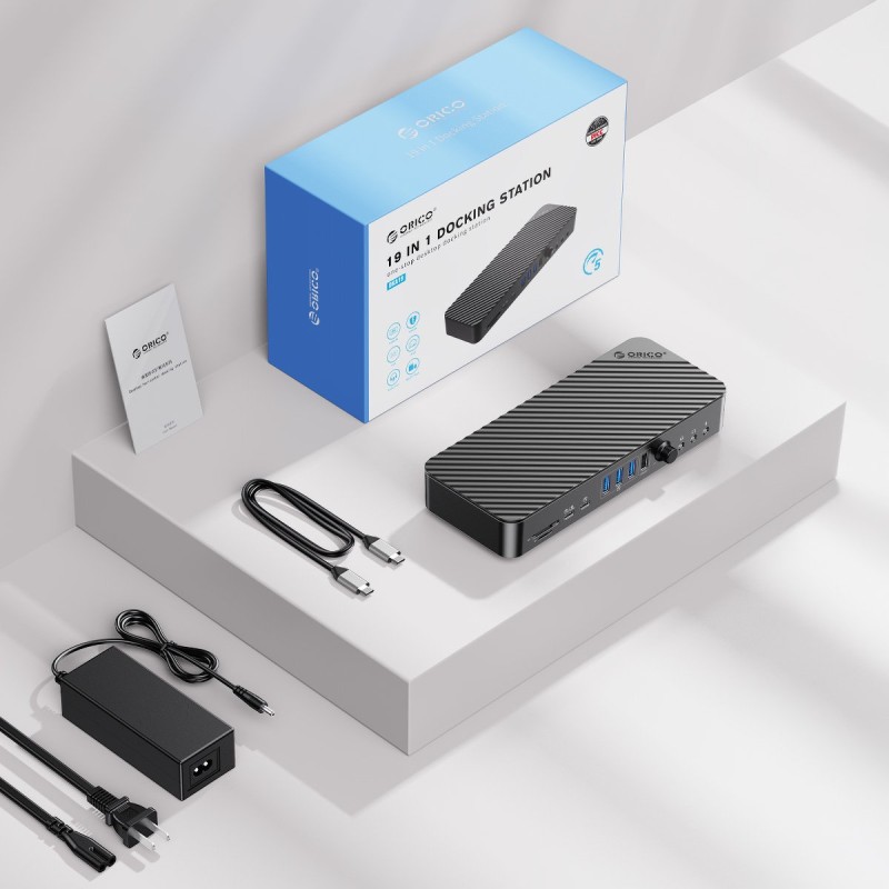 Orico Stacja dokująca USB-C 10Gbps z DisplayLink 4x ekran 4K… | PartsPC.pl