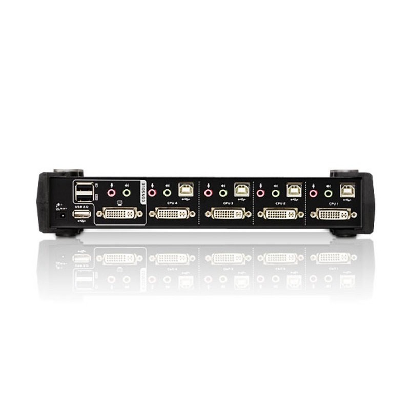 PRZEŁĄCZNIK KVM 4 PORTY USB DVI CS1764A | PartsPC.pl