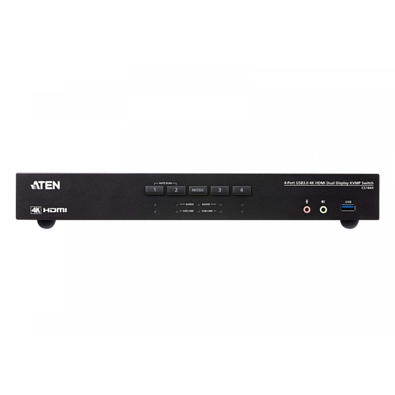 Przełącznik 4-Port USB3.0 4K HDMI Dual Display KVMP Switch | PartsPC.pl