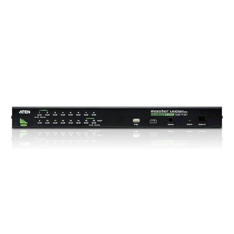 Przełącznik 16-Port PS/2-USB VGA KVM Switch W/Chain | PartsPC.pl