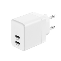 Ultra Compact GaN Ładowarka sieciowa 2x USB-C 35W PD 3.0 z P… | PartsPC.pl