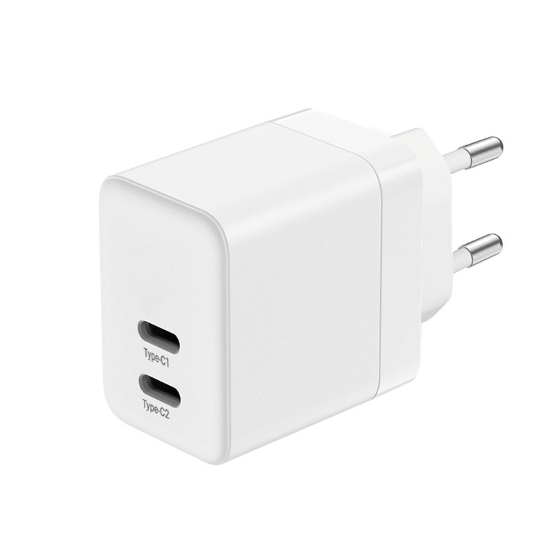 Ultra Compact GaN Ładowarka sieciowa 2x USB-C 35W PD 3.0 z P… | PartsPC.pl