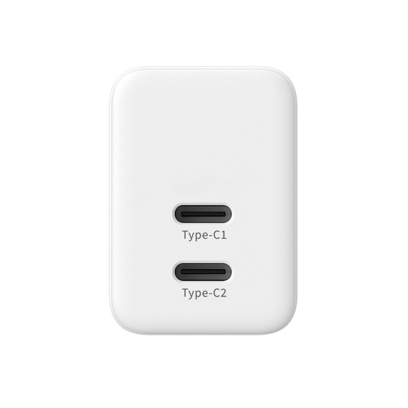 Ultra Compact GaN Ładowarka sieciowa 2x USB-C 35W PD 3.0 z P… | PartsPC.pl