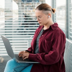 Słuchawki dokanałowe passion clear II białe | PartsPC.pl