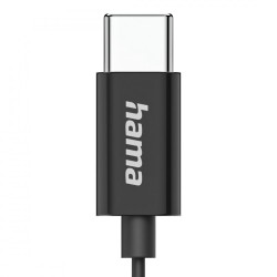 Słuchawki douszne classy USB-C czarne | PartsPC.pl