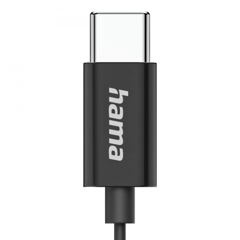 Słuchawki douszne classy USB-C czarne | PartsPC.pl