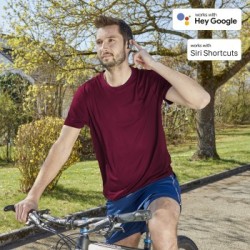 Słuchawki douszne spirit athletics czarne | PartsPC.pl