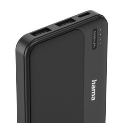 Power pack 5000 mAh 2xUSB-A antracyt | PartsPC.pl