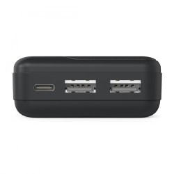 Power pack 10000mAh 2xUSB-A antracyt | PartsPC.pl