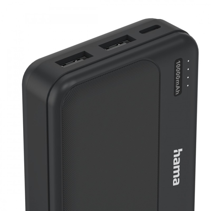Power pack 10000mAh 2xUSB-A antracyt | PartsPC.pl