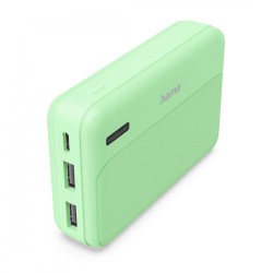 Power pack 10000mAh 2xUSB-A zielony | PartsPC.pl