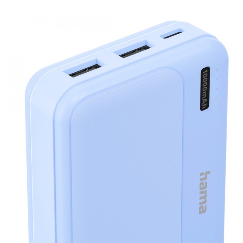 Power pack 10000 mAh 2xUSB-A niebieski | PartsPC.pl