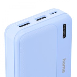 Power pack 10000 mAh 2xUSB-A niebieski | PartsPC.pl