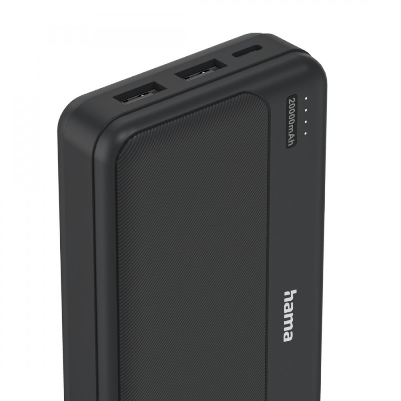 Power pack 20000 mAh 2xUSB-A antracyt | PartsPC.pl