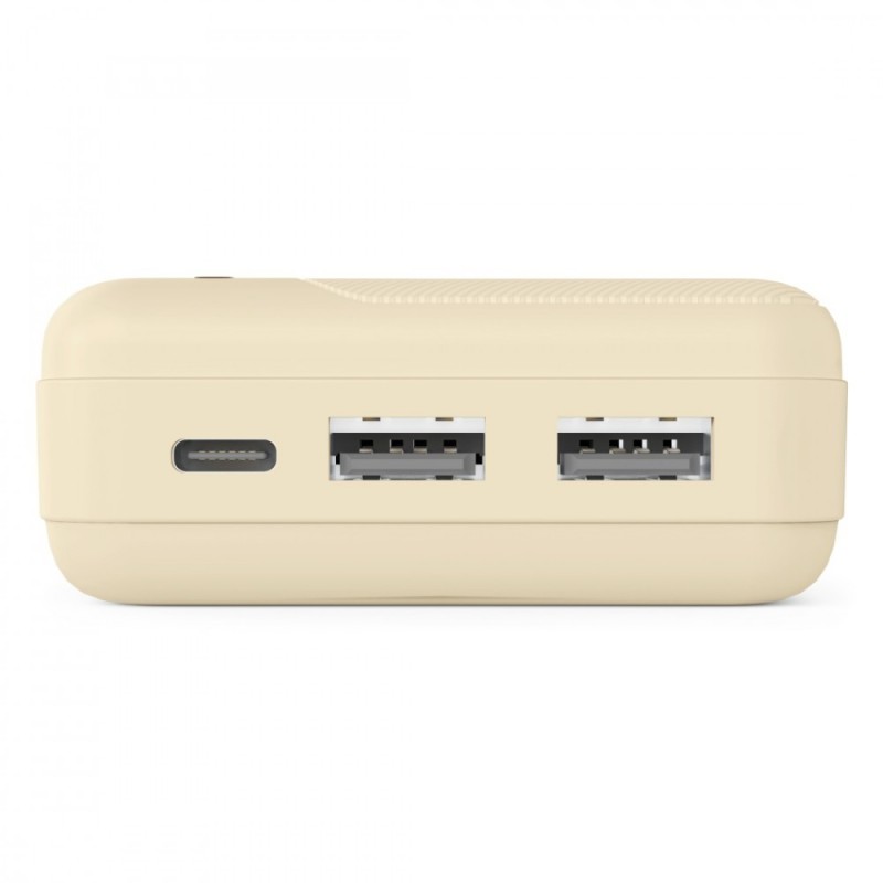 Power pack 20000 mAh 2xUSB-A piaskowy | PartsPC.pl