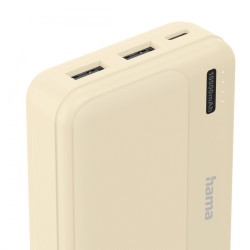 Power pack 10000 mAh 2xUSB-A piaskowy | PartsPC.pl