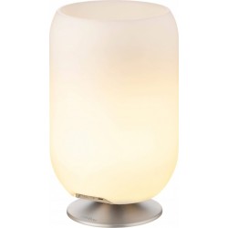 Lampa LED z głośnikiem i coolerem na napoje Atmos silver