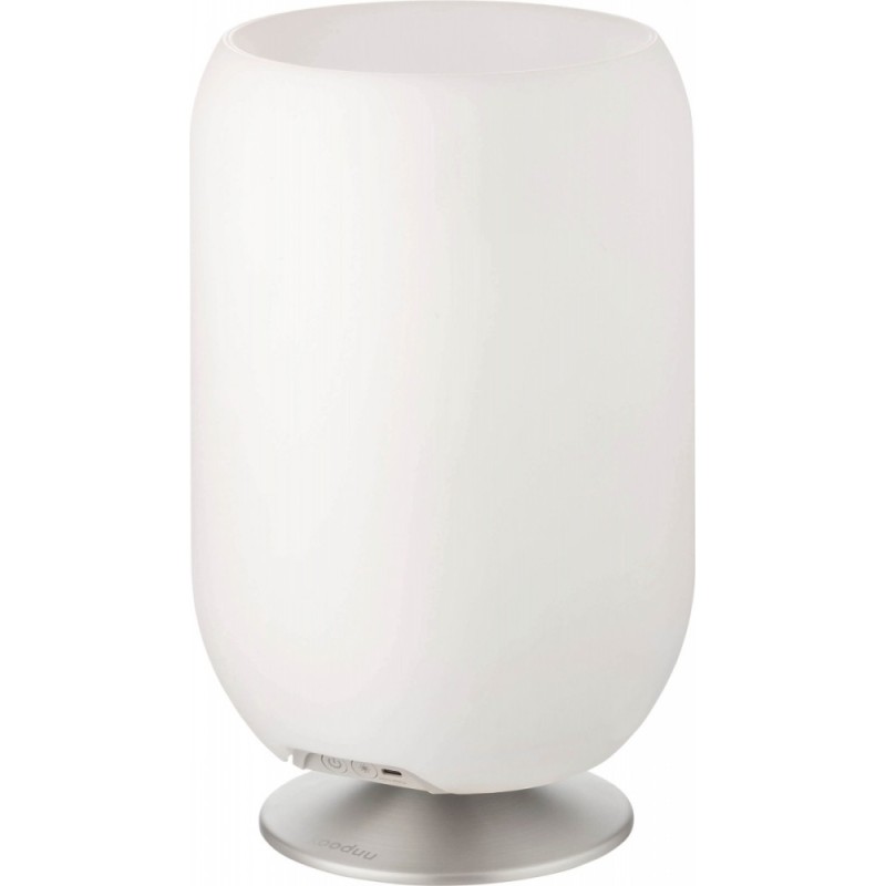 Lampa LED z głośnikiem i coolerem na napoje Atmos silver