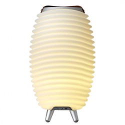 Lampa LED z głośnikiem i coolerem Synergy 35 biała