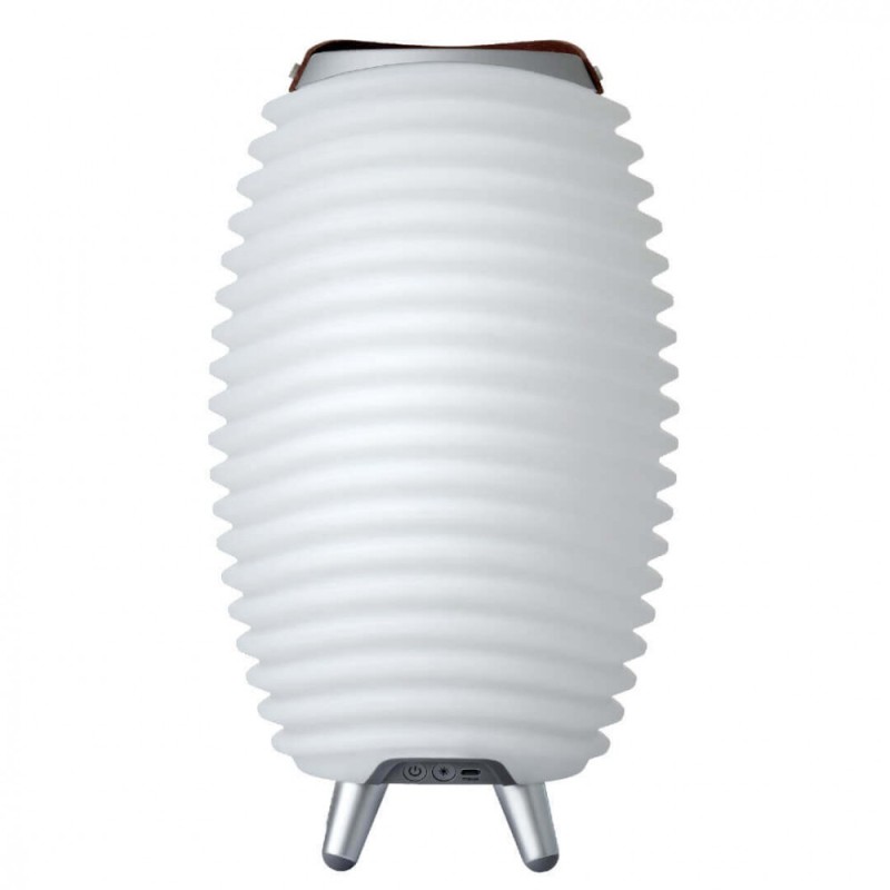Lampa LED z głośnikiem i coolerem Synergy 35 biała
