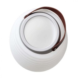 Lampa LED z głośnikiem i coolerem Synergy 35 biała