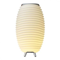 Lampa LED z głośnikiem i coolerem na napoje Synergy 50 biała