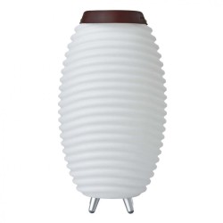 Lampa LED z głośnikiem i coolerem na napoje Synergy 50 biała