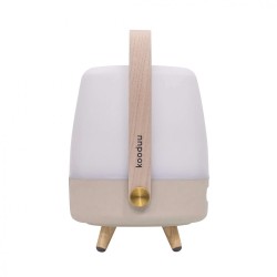 Lampa przenośna z głośnikiem Lite-Up Play Mini beżowa