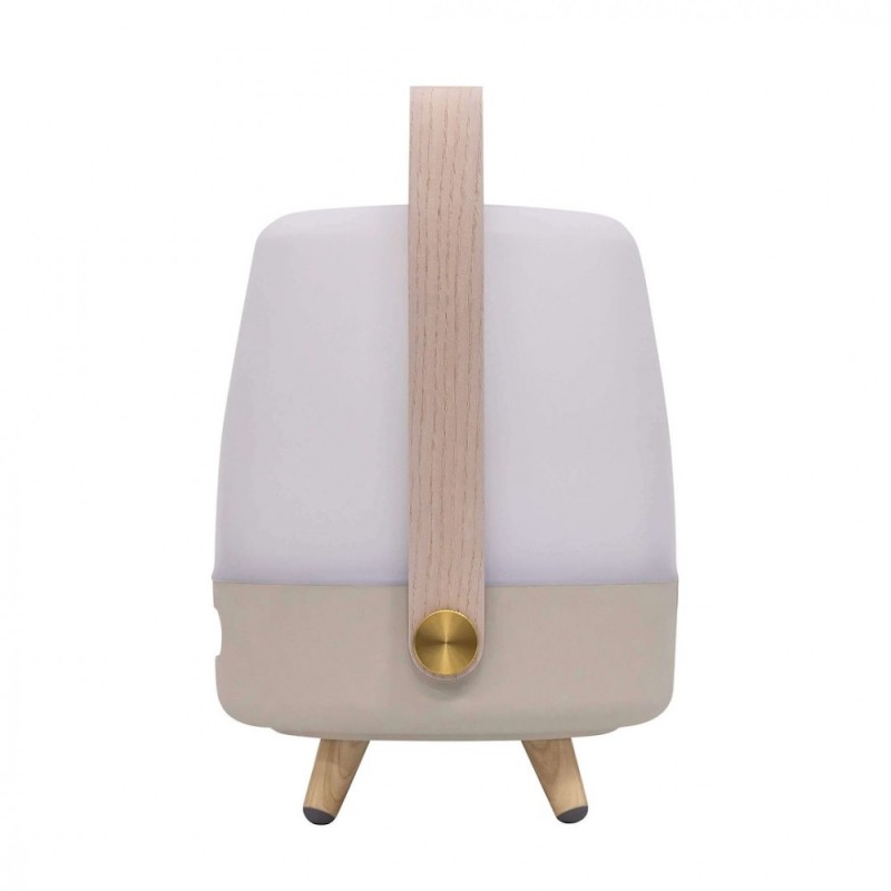 Lampa przenośna z głośnikiem Lite-Up Play Mini beżowa