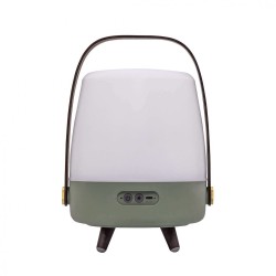 Lampa przenośna z głośnikiem Lite-Up Play Mini zielona