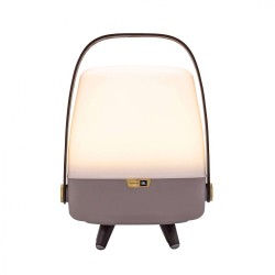 Lampa przenośna z głośnikiem Lite-Up Play Mini szara