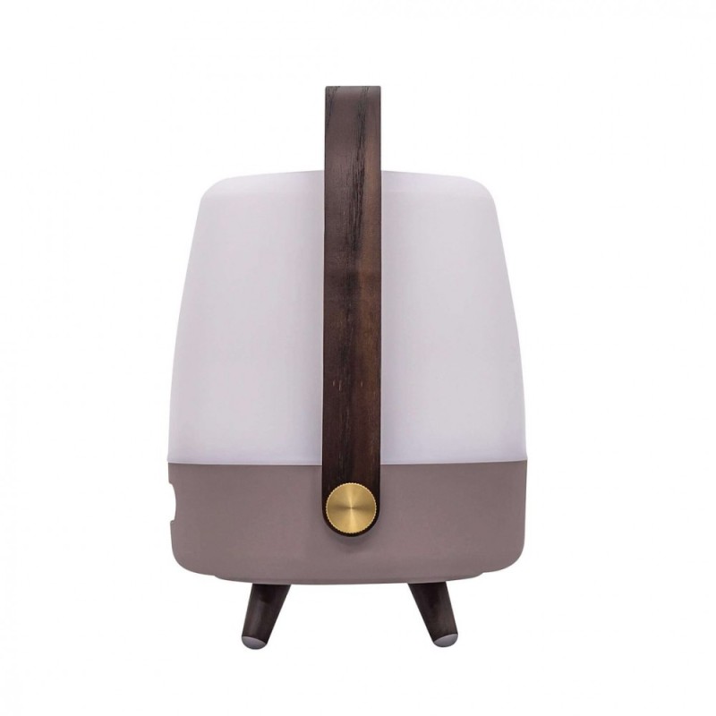 Lampa przenośna z głośnikiem Lite-Up Play Mini szara