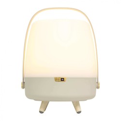 Lampa przenośna z głośnikiem Lite-Up Play beżowa