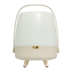 Lampa przenośna z głośnikiem Lite-Up Play beżowa