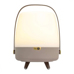 Lampa przenośna z głośnikiem Lite-Up Play szara