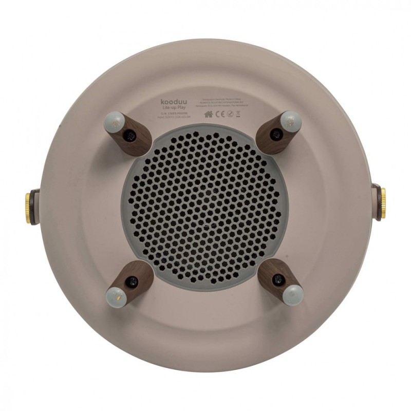 Lampa przenośna z głośnikiem Lite-Up Play szara
