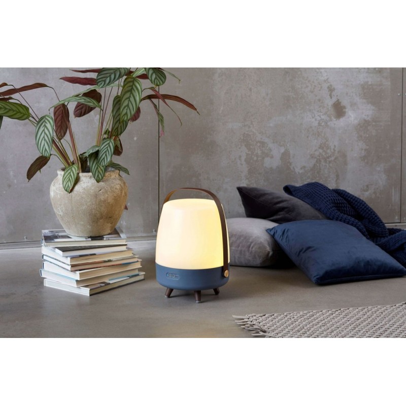 Lampa przenośna z głośnikiem Lite-Up Play szara