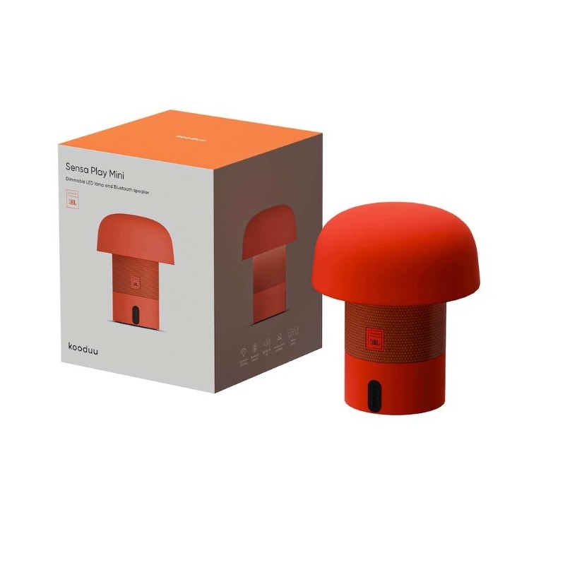 Lampa przenośna z głośnikiem Sensa Play Mini pomarańczowa