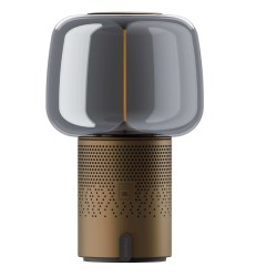 Lampa przenośna z głośnikiem Serena Play brązowa